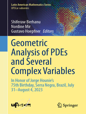 cover image of Geometric Analysis of PDEs and Several Complex Variables